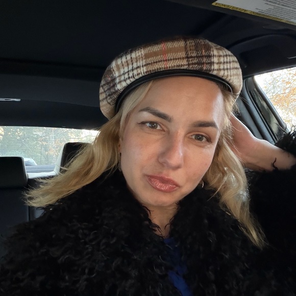 Vintage style Plaid Beret Hat - Picture 3 of 10